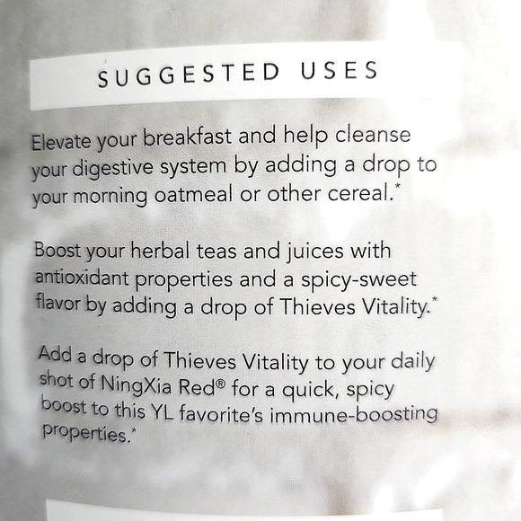 Thieves Vitality 5ml Essential Oil Sealed Nwt - Picture 3 of 7